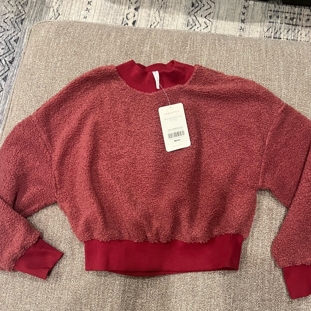 BRAND NEW FABLETICS PULLOVER FLEECE